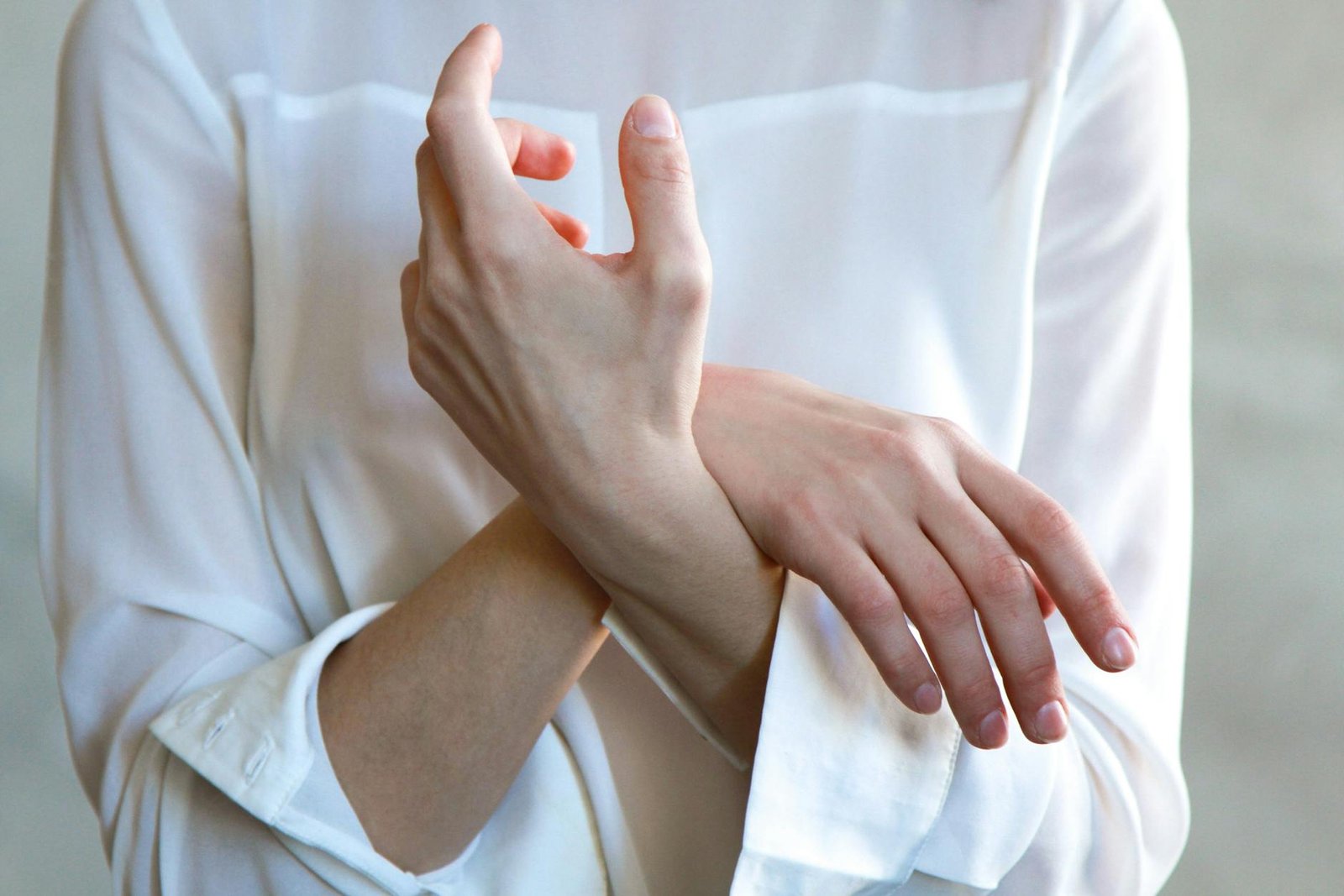 Hand Rejuvenation - Health - women s white long sleeved top women s white long sleeved top
